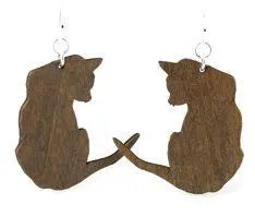 Charming Cat Silhouette Earrings 5 Colors Sashays Jewelry