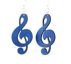 Treble Clef Earrings Sashays Jewelry