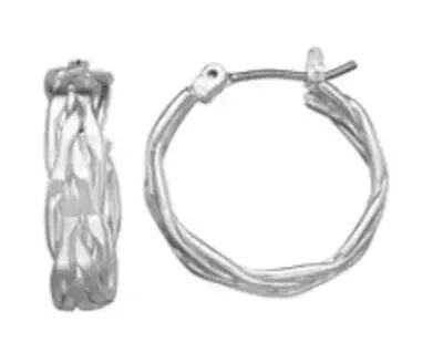 Thick Hoop Earrings by Napier Sashays Jewelry