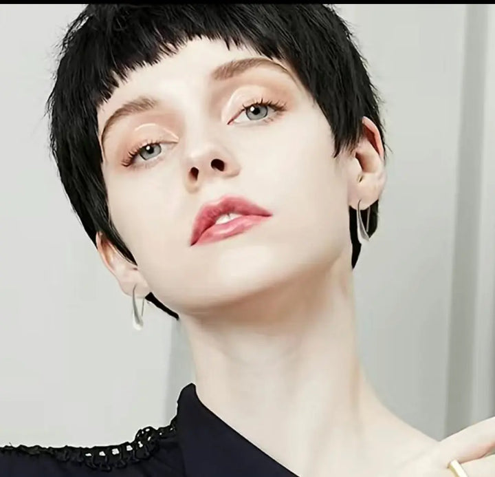 5 FLASH SALE! Lovely 925 Silver Simple Drop Shape Earrings Sashays Jewelry