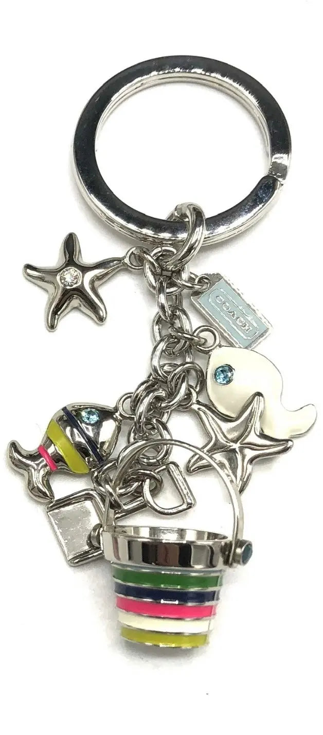 Copy of Coach Key Chain Tiered Watermelon Flowers Butterflies Sashays Jewelry