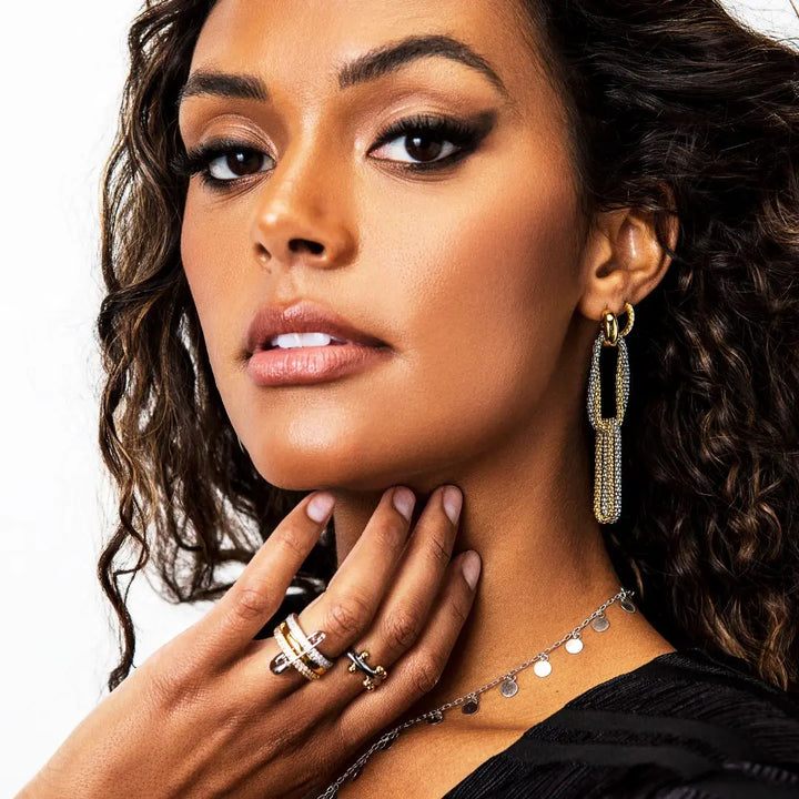 Eva stacked rings Bronze Lucy