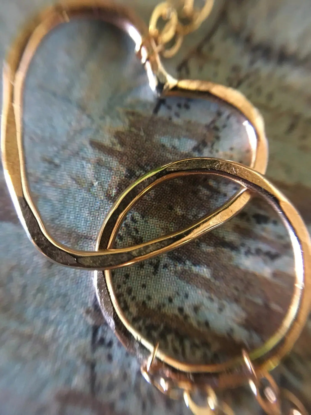 Namaste Necklace - Heart and Circle Infinity Necklace Sashays Jewelry