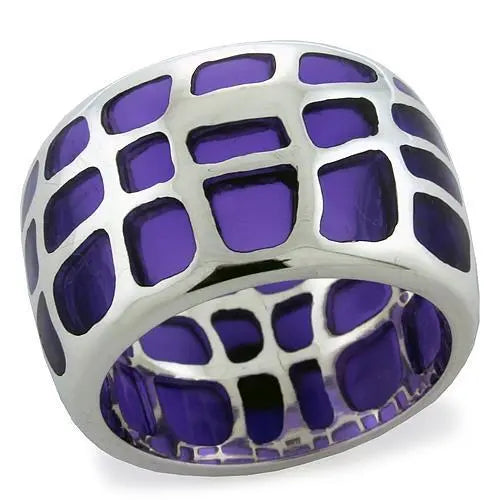 High-Polished 925 Sterling Silver Ring Sashays Jewelry