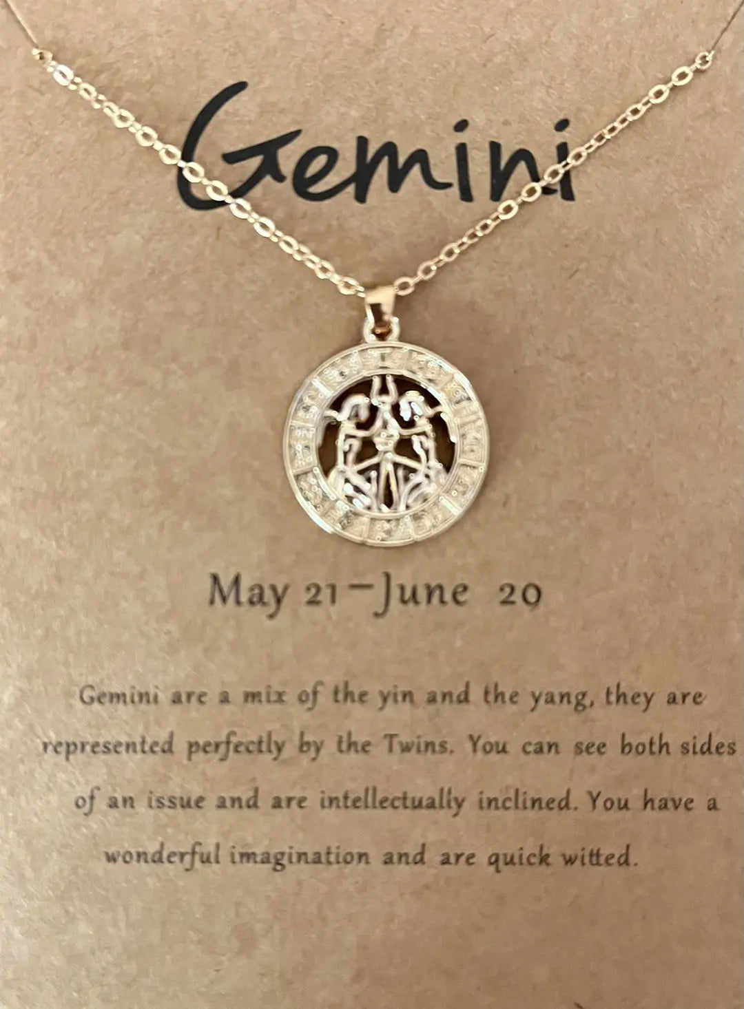 Gorgeous Gold Plated Zodiac Astrological Sign Pendants with Delicate 18" Chain Sashays Jewelry