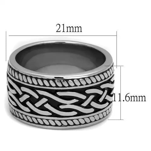 Modern Man Stainless Steel Epoxy Ring Sashays Jewelry