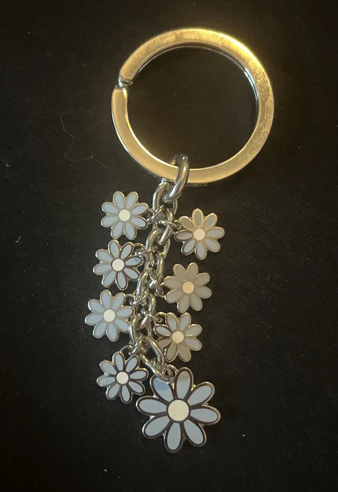 Coach Cascading Daisies Keychain Sashays Jewelry